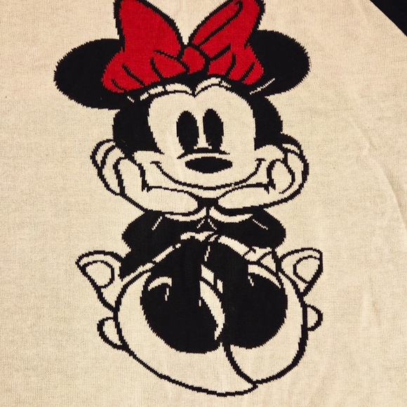 Minnie Mouse Lt Wt Sweater - Womens Medium - Picture 2 of 3